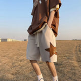 Men Sweatpants Shorts Men's Summer Loose Retro Fashion Brand Trend Leisure Sports
