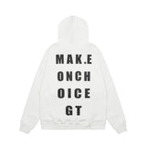 Men Hoodie Printed Hoodie Male English Letters Loose
