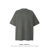 American vintage street T-shirt retro men loose summer