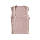 Women Camisole Amoi Cashmere Texture Vest