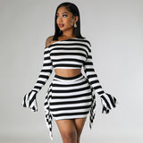 Women Co-Ord Set Spring/Summer Women's Printing Coat Skirt Outfit
