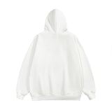 Men Hoodie Hip Hop Five-Pointed Star Graffiti Splash Ink Printed Hoodie