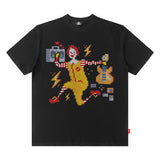 Men T Shirt Printed Short Sleeve Loose Street Fashion Brand Couple T-shirt Men and Women