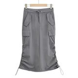 Women Skirt Women's Summer Retro Long Skirt