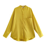 Women T-shirt Fall Women's Clothing Long Sleeve Loose Shirt