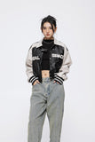 Unisex Jacket Autumn Couple Contrast Color Jacket Women's Clothing