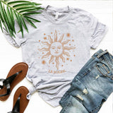 Sun and Moon Celestial Tshirt 90s Graphic Crewneck Vintage