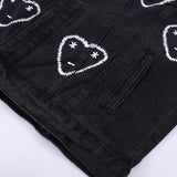 Men Denim Jacket Loose Three-Dimensional Jacket Men's Ins Jacket