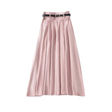 Women Skirt Women's Summer Suit Skirt Skirt High Waist A- line Dress