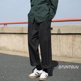 Men Sweatpants Casual Pants Men's Korean-Style Straight Long Pants Loose