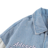 Varsity Jacket Vintage Autumn Vintage Loose Wash Jacket