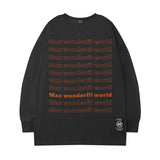 Men Long Sleeve Shirt Fashion Brand Autumn and Winter Long Sleeve T-shirt Men and Women Ins Hip Hop Style Loose
