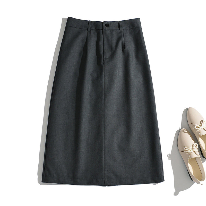 Women Skirt Spring and Autumn High Waist Suit Skirt Women's Midi Skirt