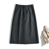 Women Skirt Spring and Autumn High Waist Suit Skirt Women's Midi Skirt