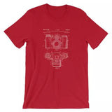Camera Patent T-Shirt. Premium 100 Soft Cotton