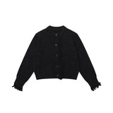 Women Sweater Girls' Autumn Leisure Short Sweater Coat