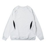 Men Hoodie round Neck Racing Suit Sports Loose Long Sleeve Top Autumn and Winter