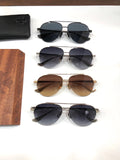 Chrome Hearts Sunglasses Fashion Half-Frame Titanium Toad Sunglasses