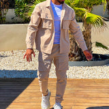 Men Co-Ords Overalls Men's Suit Sports and Leisure