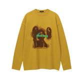 Unisex long-sleeved shirt autum dark graffiti