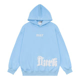 Men Hoodie Loose Hooded Sweater Men's Fashion Brand Vibe Letter Printed Long Sleeve Sports