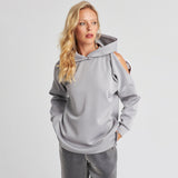 Women Sweatshirt Long-Sleeved Sweater Autumn and Winter Loose Casual Long Sleeves