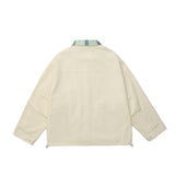 Unisex Jacket Autumn Corduroy Patch Jacket Women's Clothing
