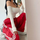 Women Long Sleeve Shirt Long Sleeve Short Top Female Autumn and Winter
