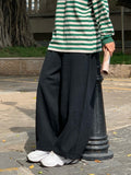 Men Sweatpants Straight Cargo Pants Men Loose Wide Leg Leisure