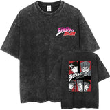Washed Vintage Women Anime Jojo Bizarre Adventure