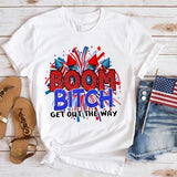 Women's Independence Day T Shirt round Neck Short Sleeve T-shirt Women's Top
