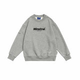 Unisex Hoodie Letter Print Loose round Neck Men's Spring and Autumn Coat
