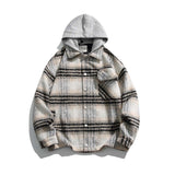 Unisex Jacket Autumn Retro Contrast Color Coat