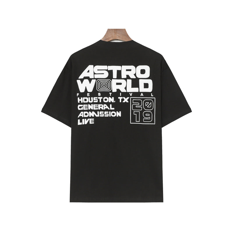 Travis Scott T-Shirt TRAVIS SCOTT CACTUS JACK 2 Casual Loose Crew Neck Short Sleeve T