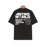 Travis Scott T-Shirt TRAVIS SCOTT CACTUS JACK 2 Casual Loose Crew Neck Short Sleeve T