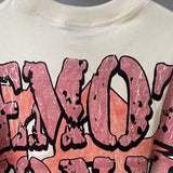 Mixed Emotion T-Shirt Alien~ Paleo Print Summer~~ Short Sleeve