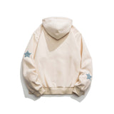 Unisex Sweatshirt Autumn Embroidery Zipper