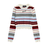 Women Sweater Short Sweater Women's Autumn Leisure Embroidered Sweater