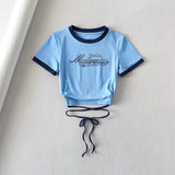 Women T-Shirt Short-Sleeved T-shirt Women's Summer Slim Top