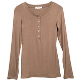 Women Long Sleeve Shirt Autumn and Winter Long Sleeve Buttoned Bottoming Shirt
