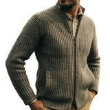 Men Sweater Knitted Sweater Coat Men's Clothing Men's Top