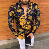 Men Shirt Men's Vintage Trendy Shirt Men's