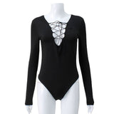 Women Jumpsuit Long Sleeve Sexy Jumpsuit Top