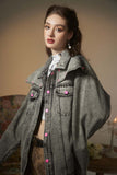 Unisex Jacket Fall Vintage Denim Jacket Women's Clothing