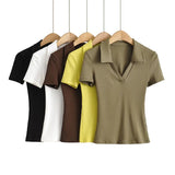 Women T-Shirt T-shirt Women's Short-Sleeved Women's Ins Top