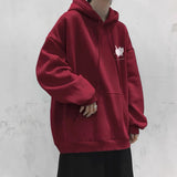 Men Hoodie Hooded Sweater Men's Spring and Autumn Fashion Brand Baggy Coat