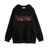 Men Hoodie Dark Style Cross Printed Hoodie