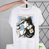 JoJo Bizarre Adventure T Shirts print O-Neck Short Sleeve