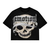 Mixed Emotion T-Shirt MIXED EMOTION Boxy Crew Neck Loose Short Sleeve