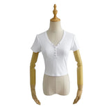 Women T-Shirt Short Sleeve T-shirt Slim Fit Slimming Top
